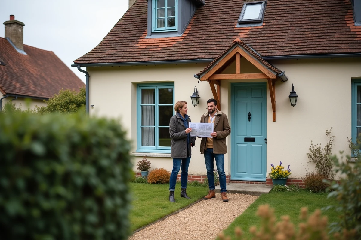 Petite maison avec jardin en location dans une ville de province française autour de 600 euros mensuels